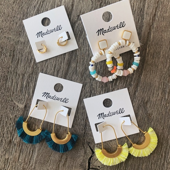 Bundle of 4 Brand New Madewell earrings! - Picture 1 of 16
